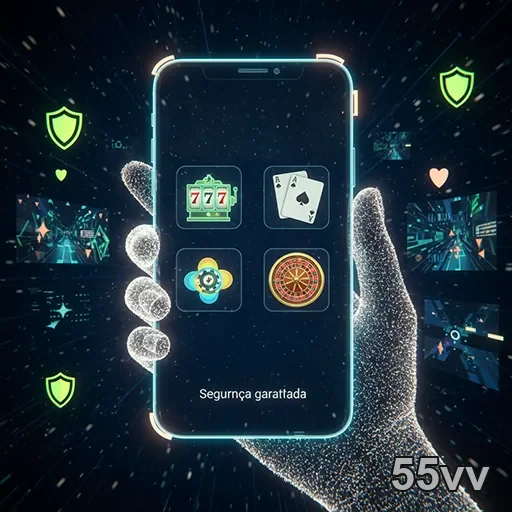 Imagem de suporte numa plataforma de casino móvel confiável